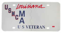 Image - United States Marine Corps License Plate
