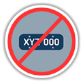 Image - Cancel License Plate